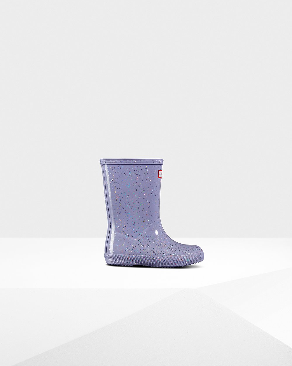 Hunter Original First Giant Glitter Rain Boots - Clearance Sale Kids Purple - YQOWGR213